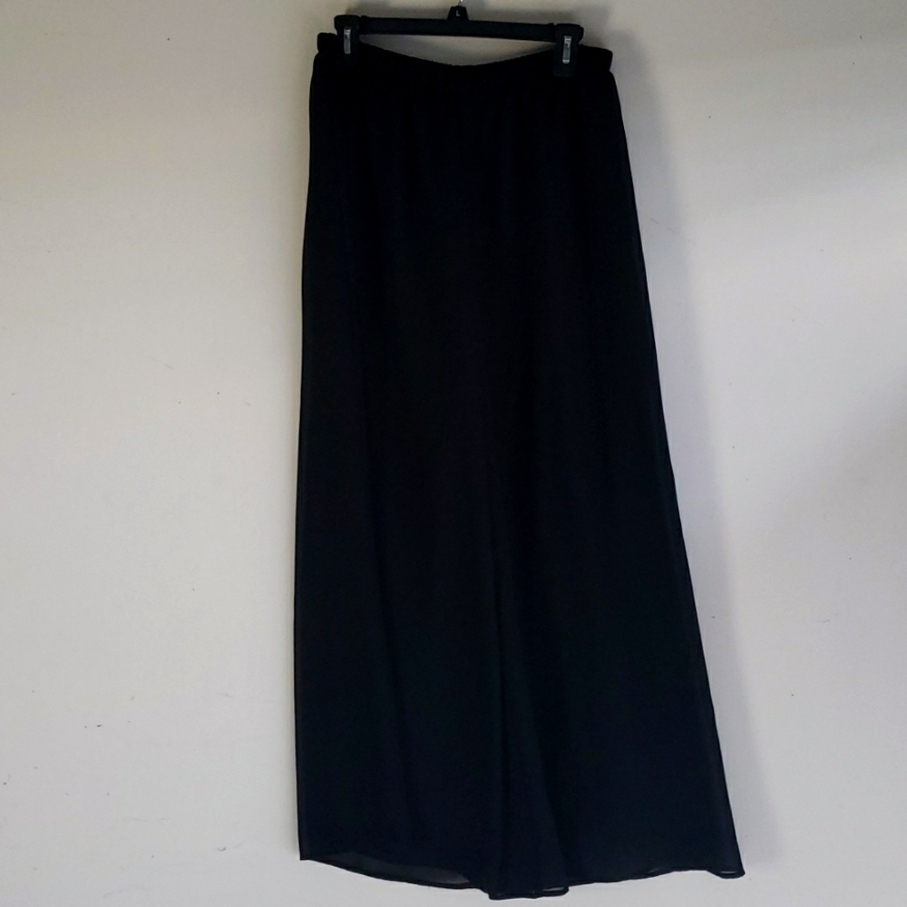Black wide leg pants